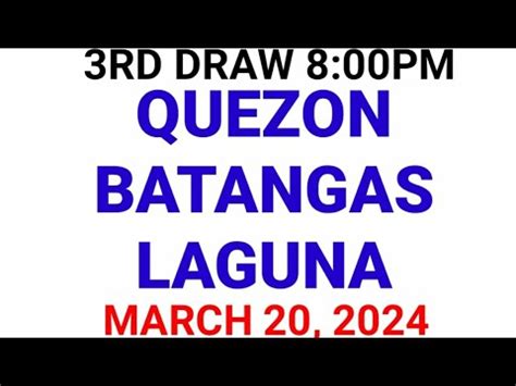 stl quezon march 2024|3rd Draw Actual Draw March 13, 2024 .